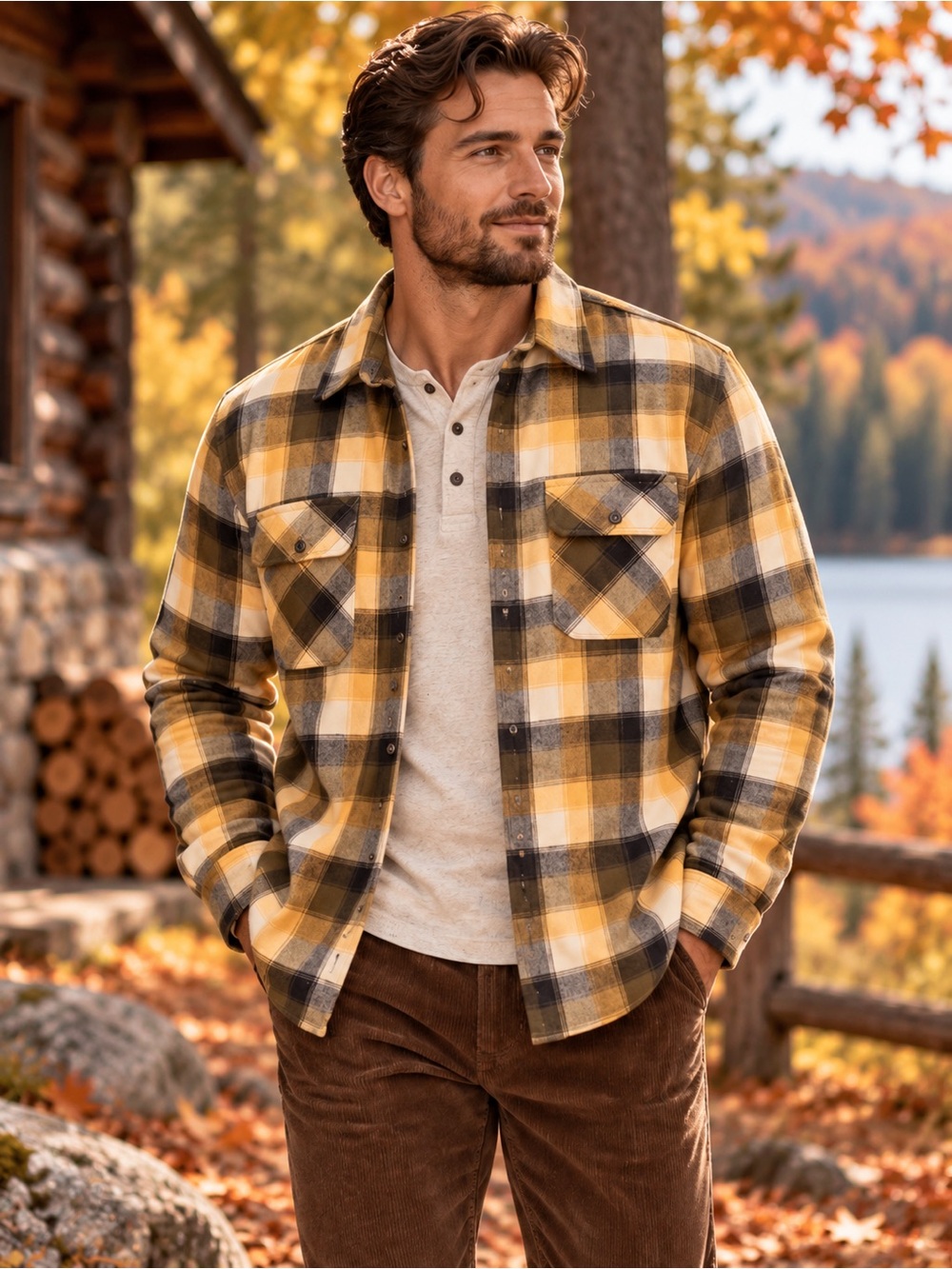 Men’s Plaid Quilted Shirt Jacket XL Workwear Grunge